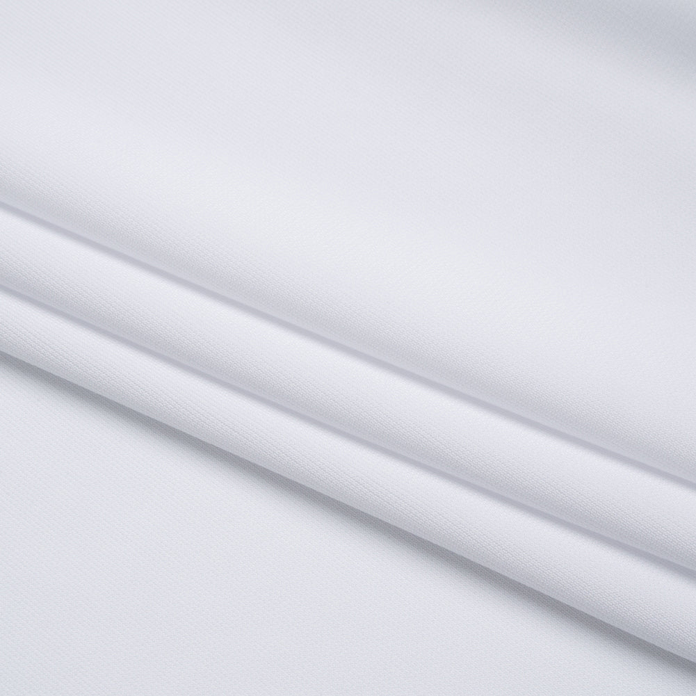 Rayon Matte Jersey - White - Premium Collection - Folded