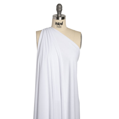 Rayon Matte Jersey - White - Premium Collection