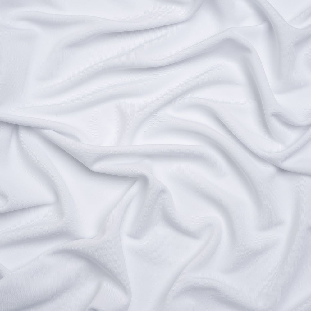 Rayon Matte Jersey - White - Premium Collection
