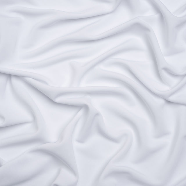 Rayon Matte Jersey - White - Premium Collection