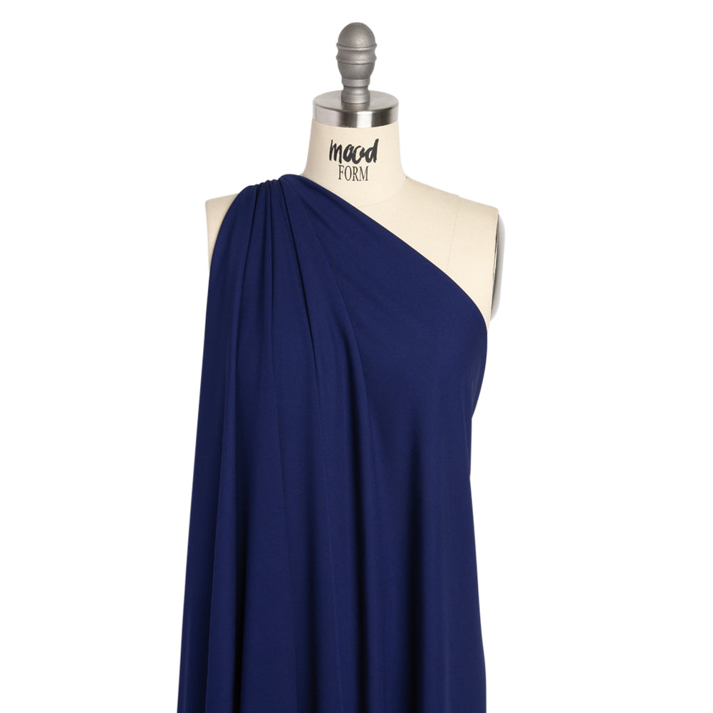 Rayon Matte Jersey - Navy - Premium Collection - Drape