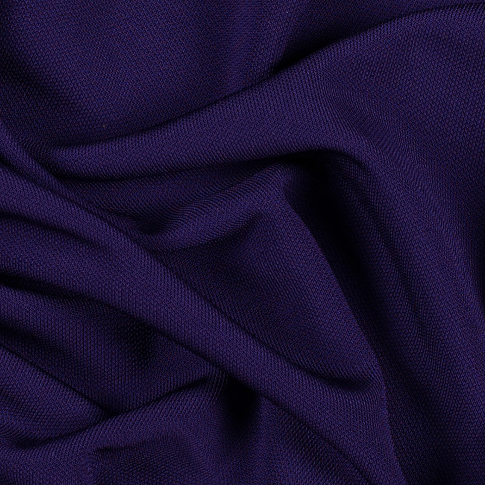 Rayon Matte Jersey - Dark Plum - Premium Collection - Detail