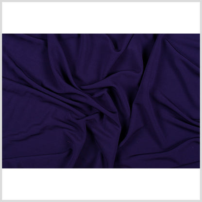 Rayon Matte Jersey - Dark Plum - Premium Collection
