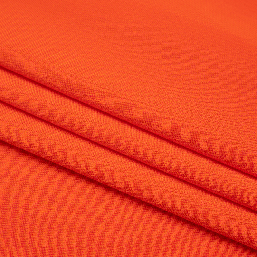 Rayon Matte Jersey - Orange - Premium Collection - Folded