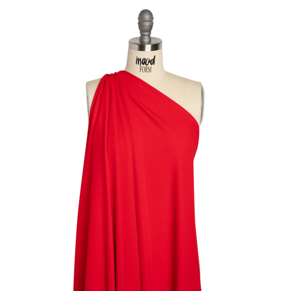 Rayon Matte Jersey - Red - Premium Collection - Drape