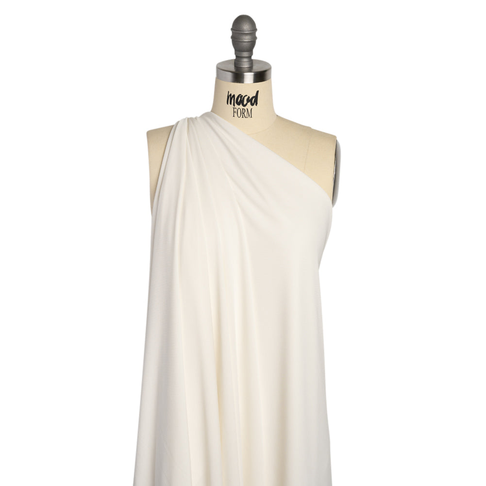 Rayon Matte Jersey - Off-White - Premium Collection - Drape