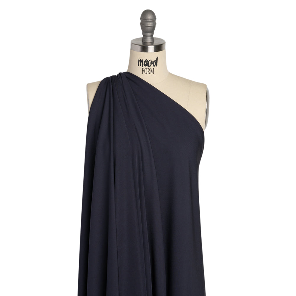 Rayon Matte Jersey - Charcoal - Premium Collection Detail