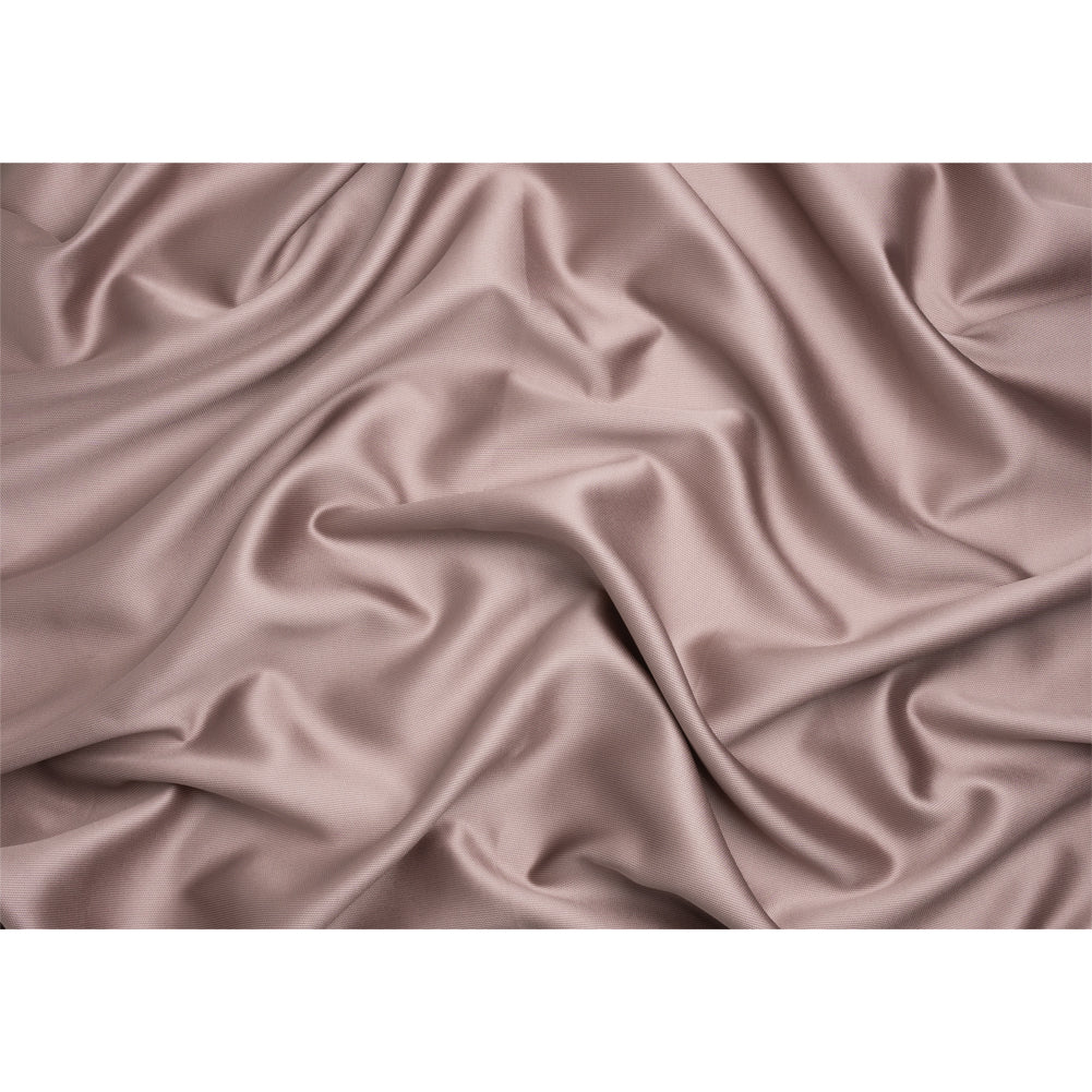 Polyester and Silk Mikado Pique Made in Italy - Deauville Mauve - Premium Collection - Full