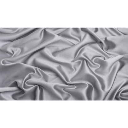 Polyester and Silk Mikado Pique Made in Italy - Gray Dawn - Premium Collection