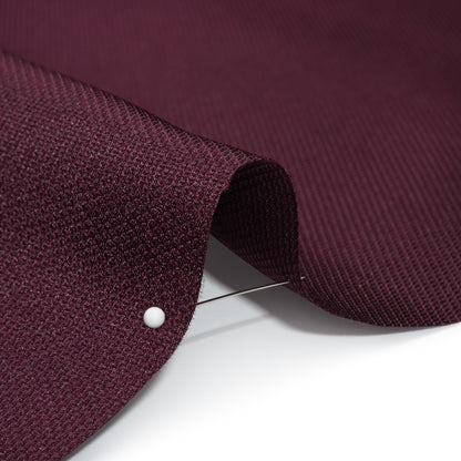 Polyester and Silk Mikado Pique Made in Italy - Potent Purple - Premium Collection