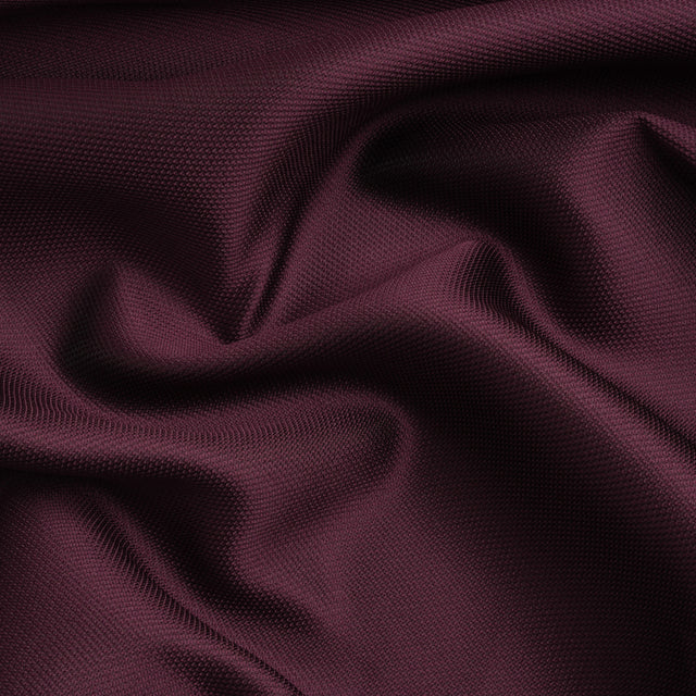 Polyester and Silk Mikado Pique Made in Italy - Potent Purple - Premium Collection