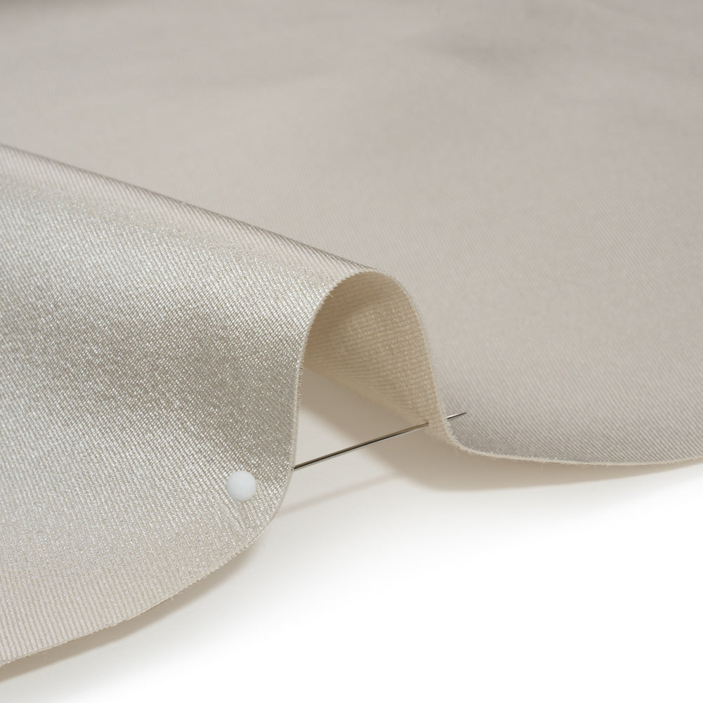 Silk Wool Twill - Icicle - Premium Collection Detail