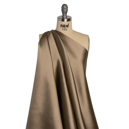 Silk Wool Twill - Taupe Cobblestone - Premium Collection Drape