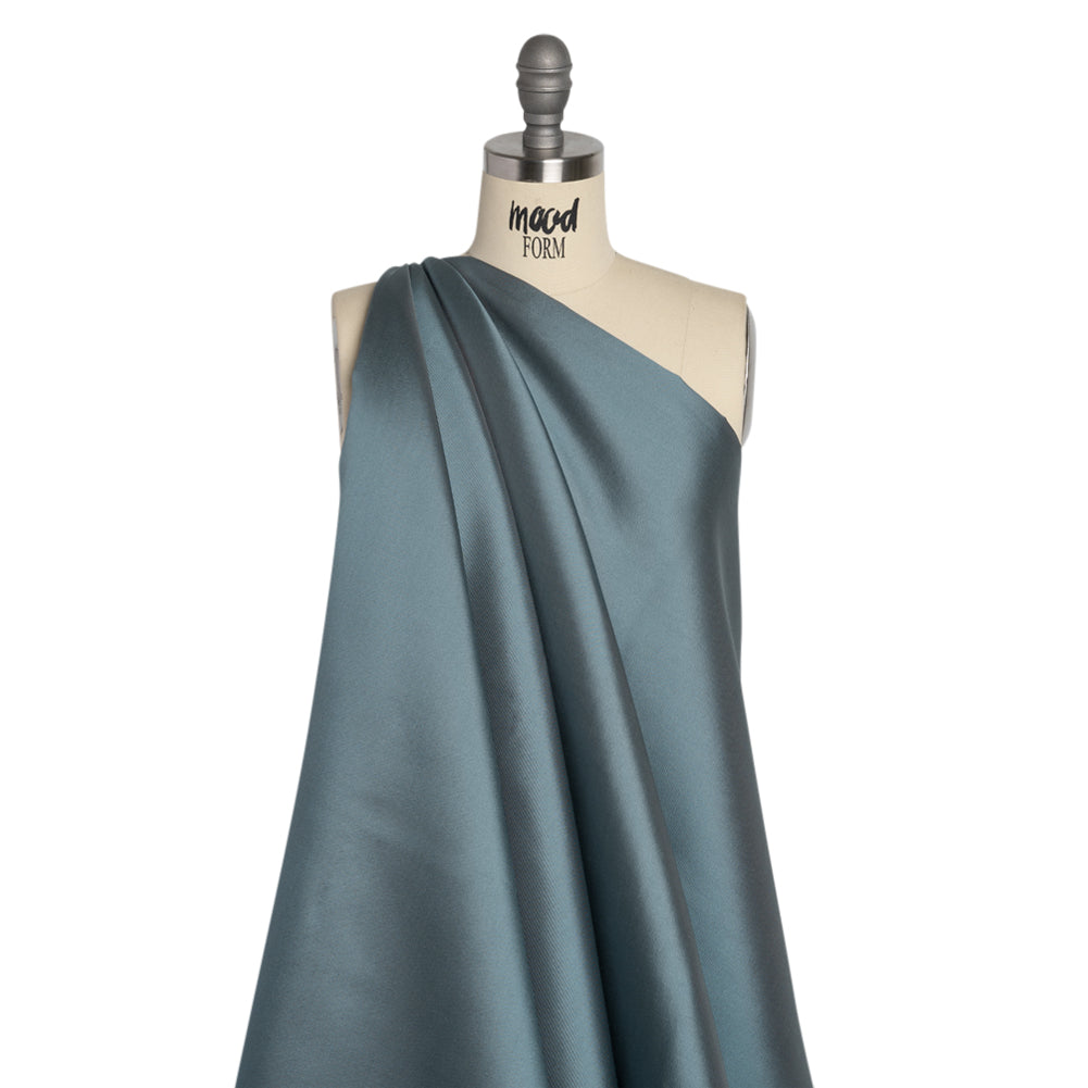 Silk Wool Twill - Blue Shadow - Premium Collection Drape