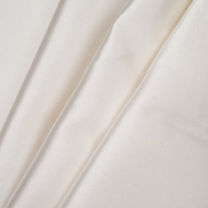 Silk Wool Twill - Whisper White - Premium Collection Folded
