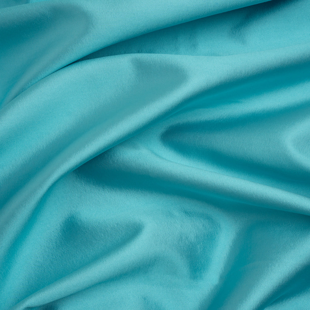 Silk Wool Twill - Blue Radiance - Premium Collection