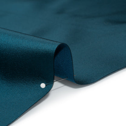 Silk Wool Twill - Mallard Blue - Premium Collection