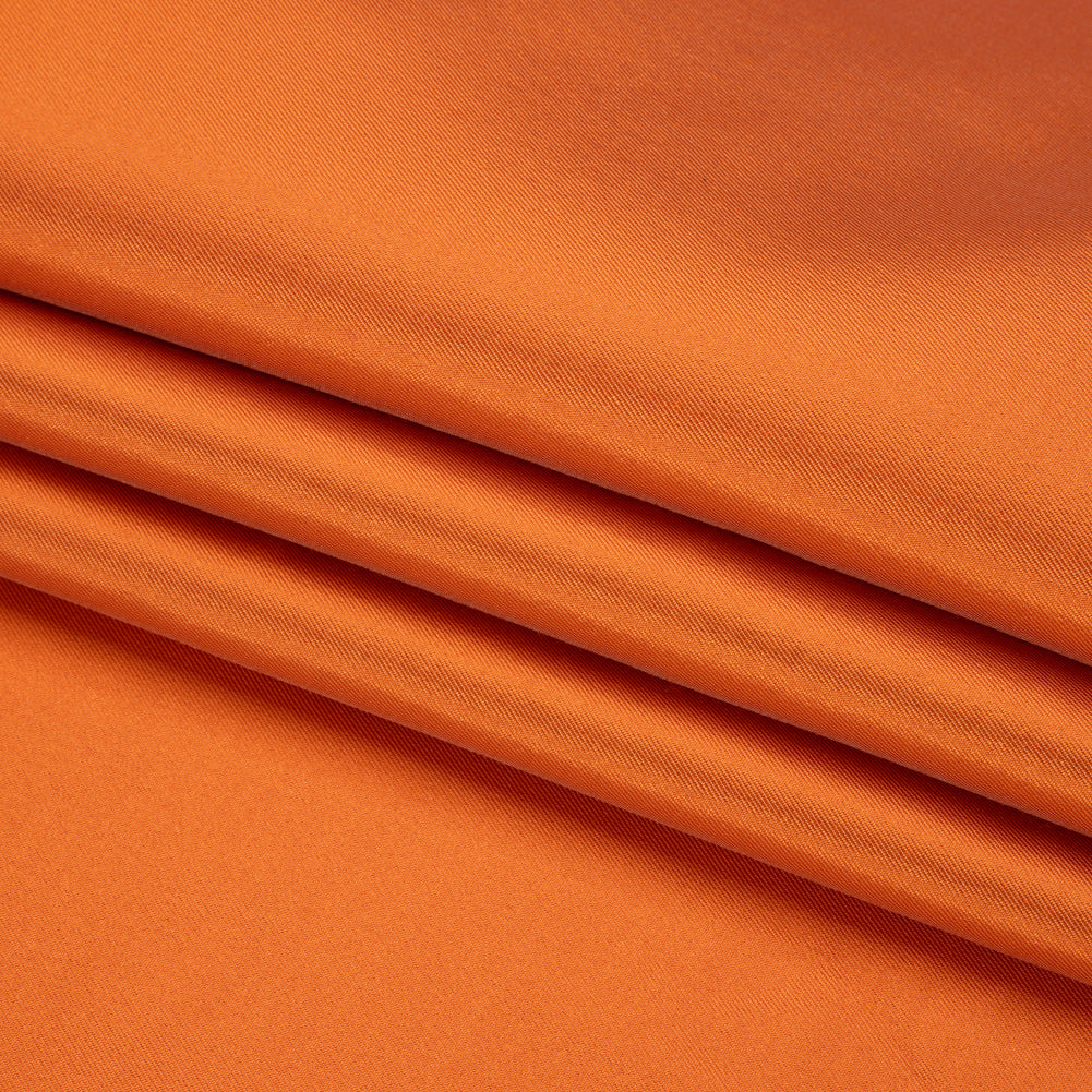 Silk Wool Twill - Harvest Pumpkin - Premium Collection Folded