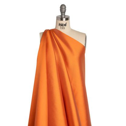 Silk Wool Twill - Harvest Pumpkin - Premium Collection Drape