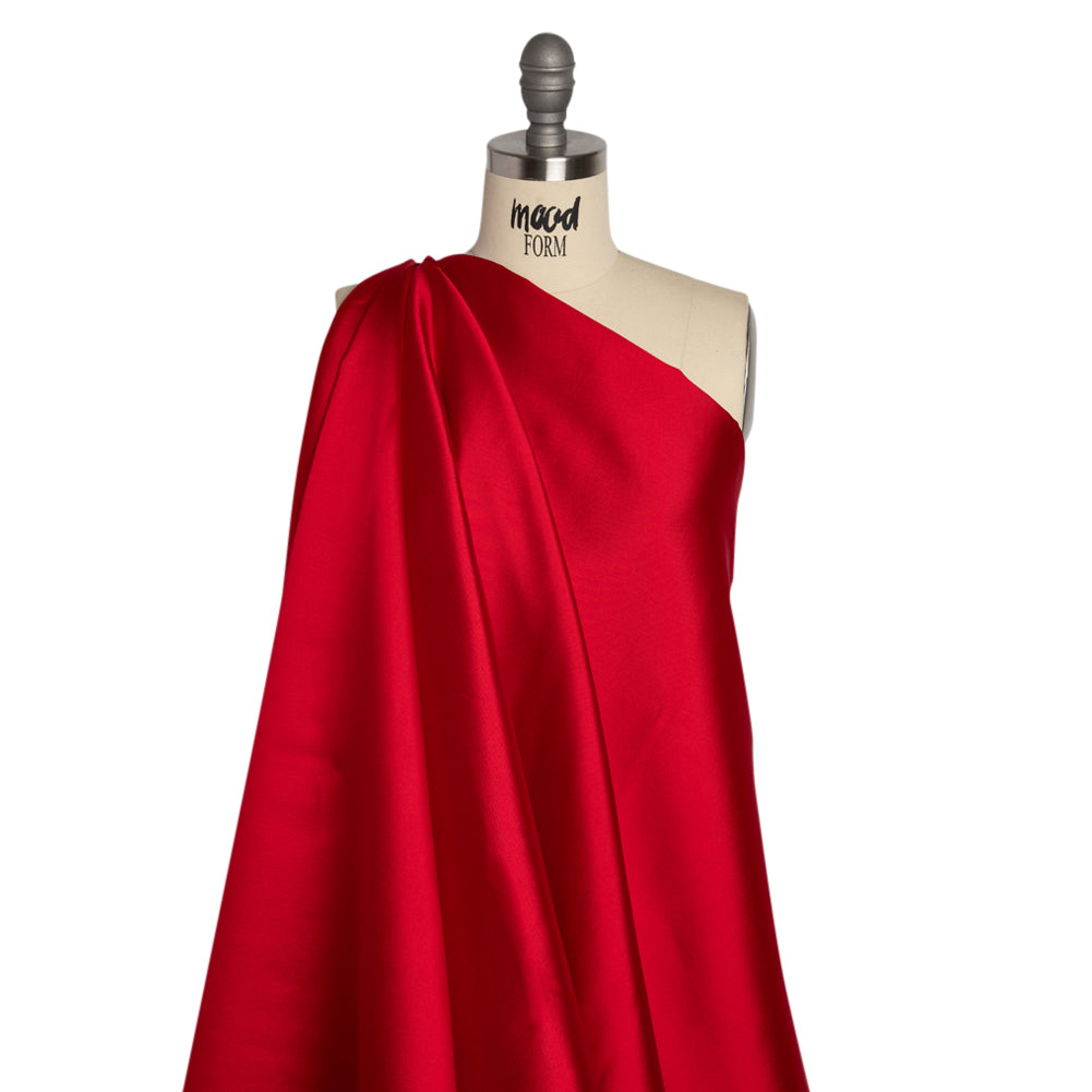 Silk Wool Twill - True Red - Premium Collection Drape