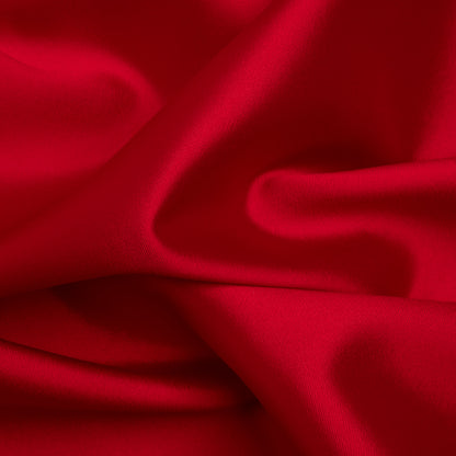 Silk Wool Twill - True Red - Premium Collection