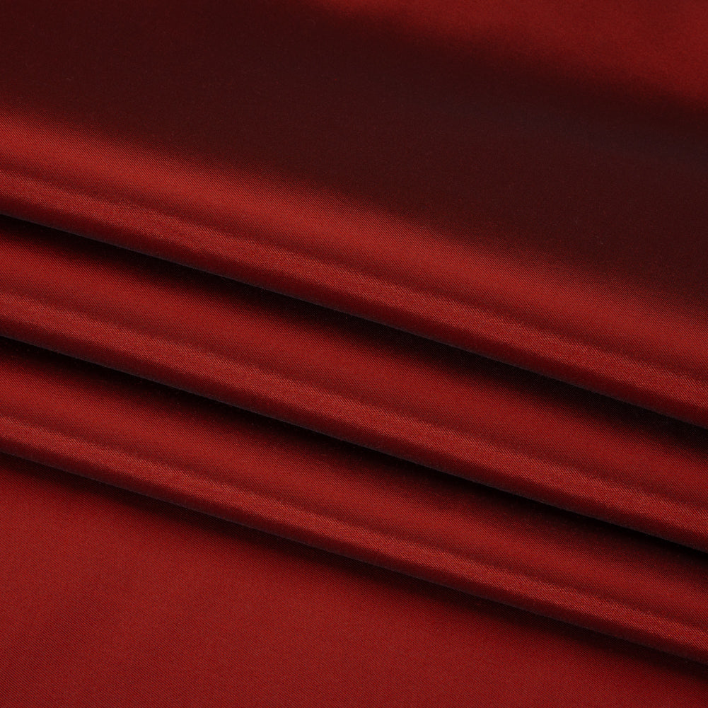 Silk Wool Twill - Aurora Red - Premium Collection Folded