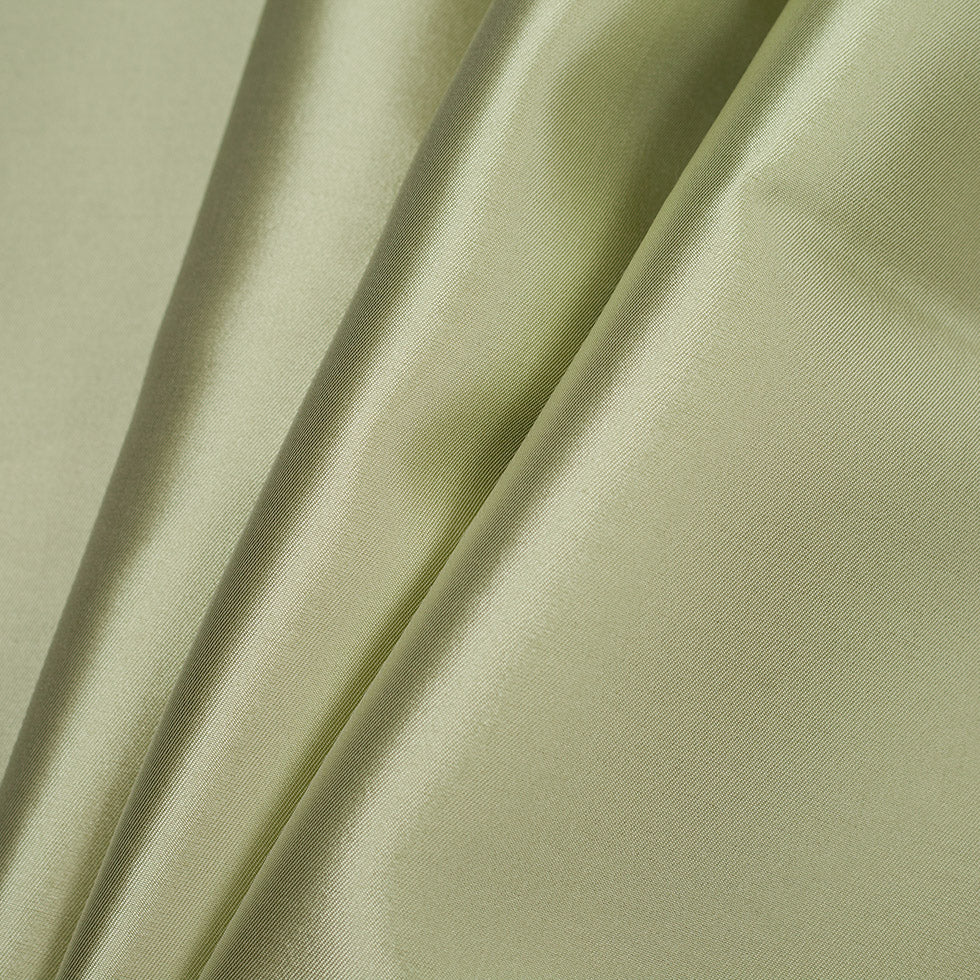 Silk Wool Twill - Lime Cream - Premium Collection Folded