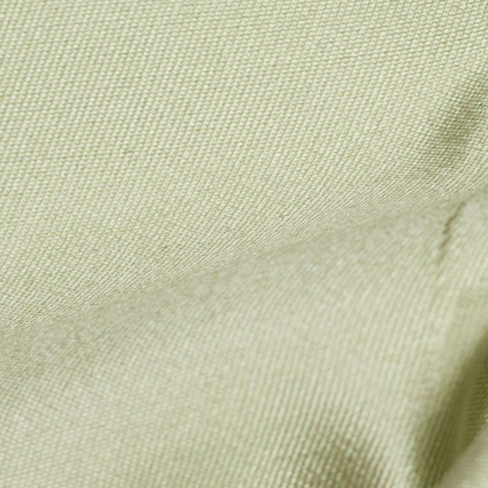 Silk Wool Twill - Lime Cream - Premium Collection Detail