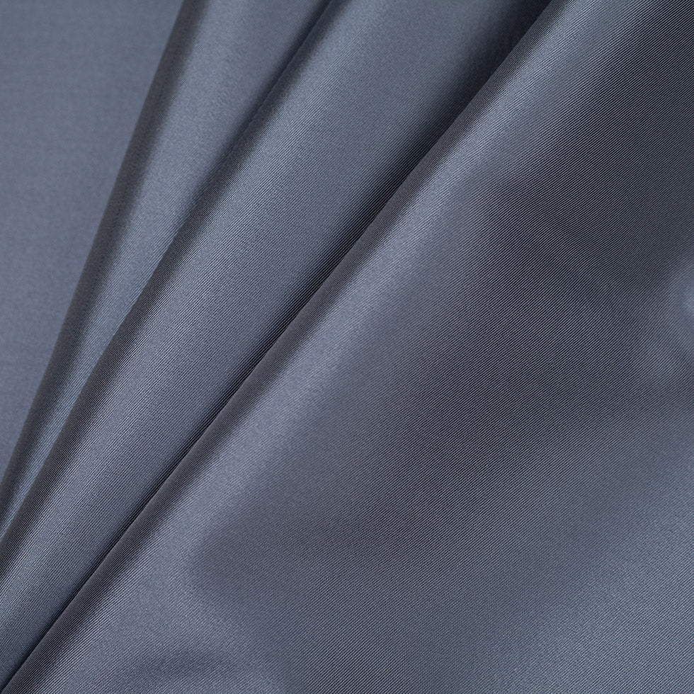 Silk Wool Twill - Blue Gray - Premium Collection Folded