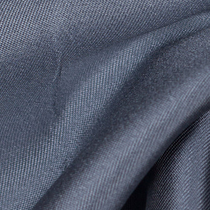 Silk Wool Twill - Blue Gray - Premium Collection Detail