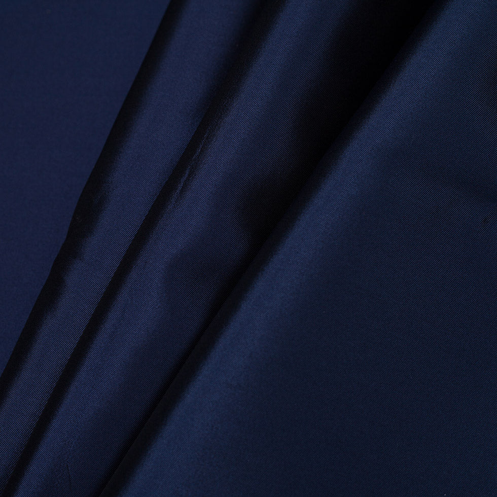 Silk Wool Twill - Estate Blue - Premium Collection Folded