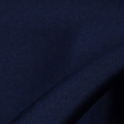 Silk Wool Twill - Estate Blue - Premium Collection Detail