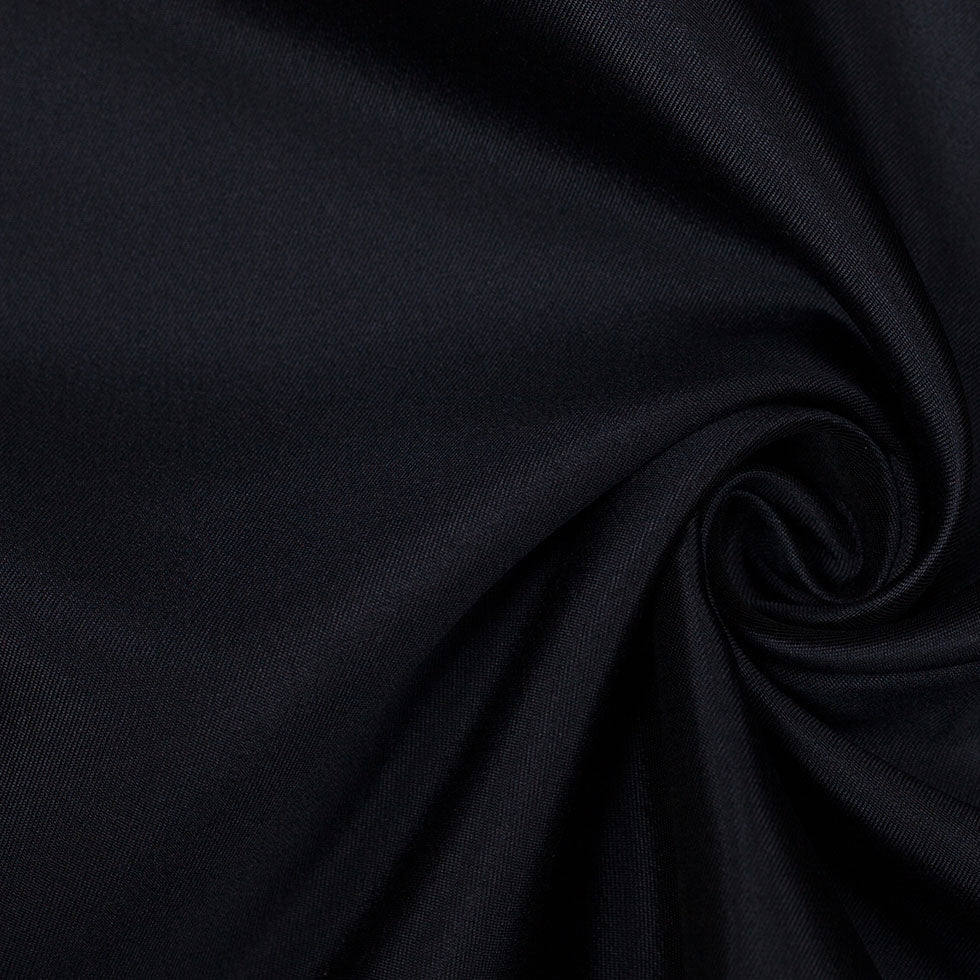 Silk Wool Twill - Midnight Blue - Premium Collection