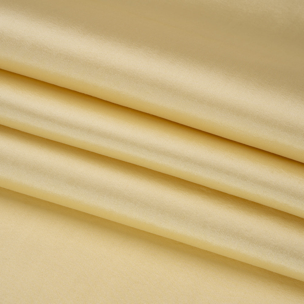 Silk Wool Twill - Vanilla Custard - Premium Collection Folded