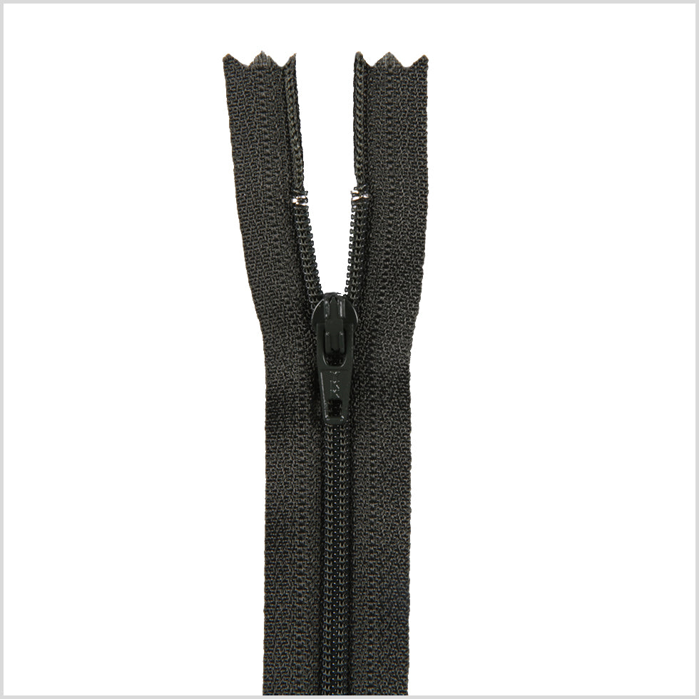 Regular Zipper 24" by YKK - 120 Greyish Olive