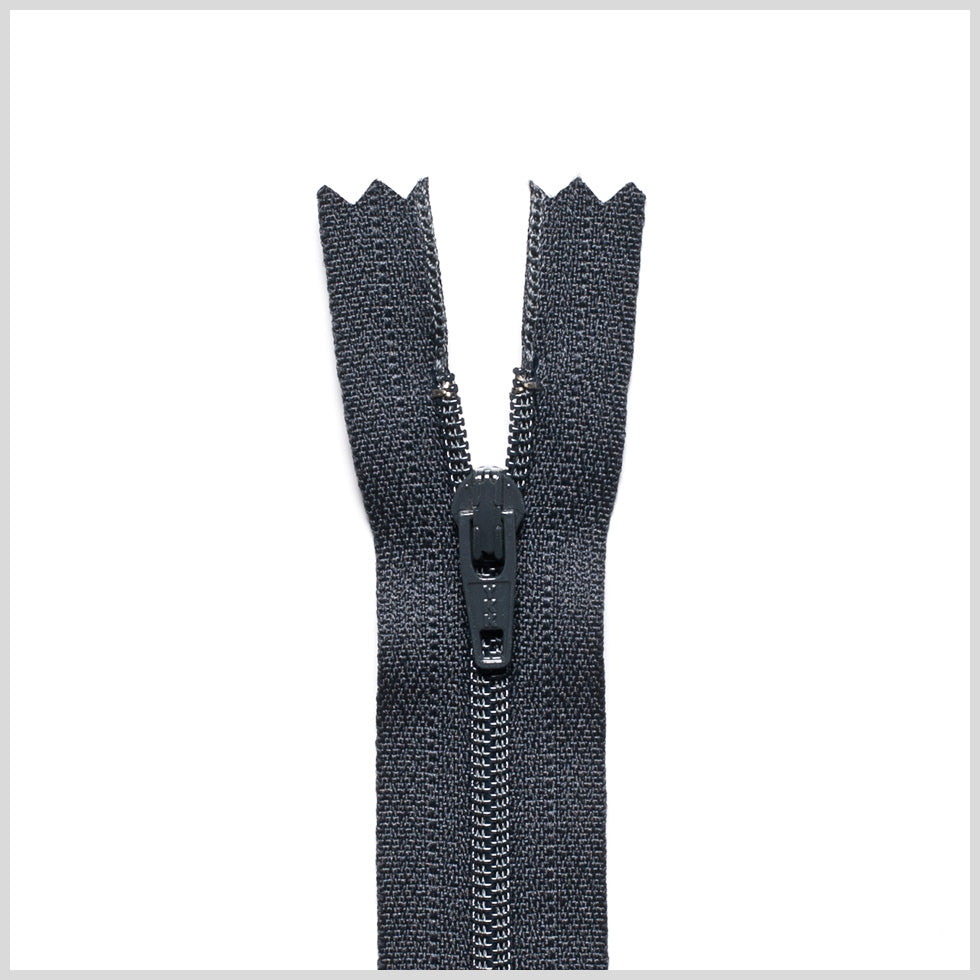 Regular Zipper 24" by YKK - 156 Charcoal