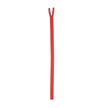 Regular Zipper 24" by YKK - 200 Medium Orange-Red Detail
