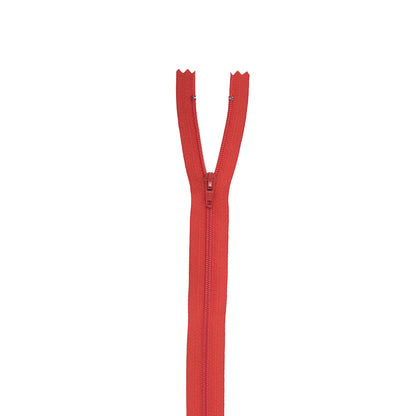 Regular Zipper 24" by YKK - 200 Medium Orange-Red