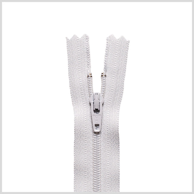 Regular Zipper 24" by YKK - 316 Light Gray