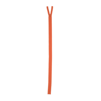 Regular Zipper 24" by YKK - 849 Flame Orange Detail