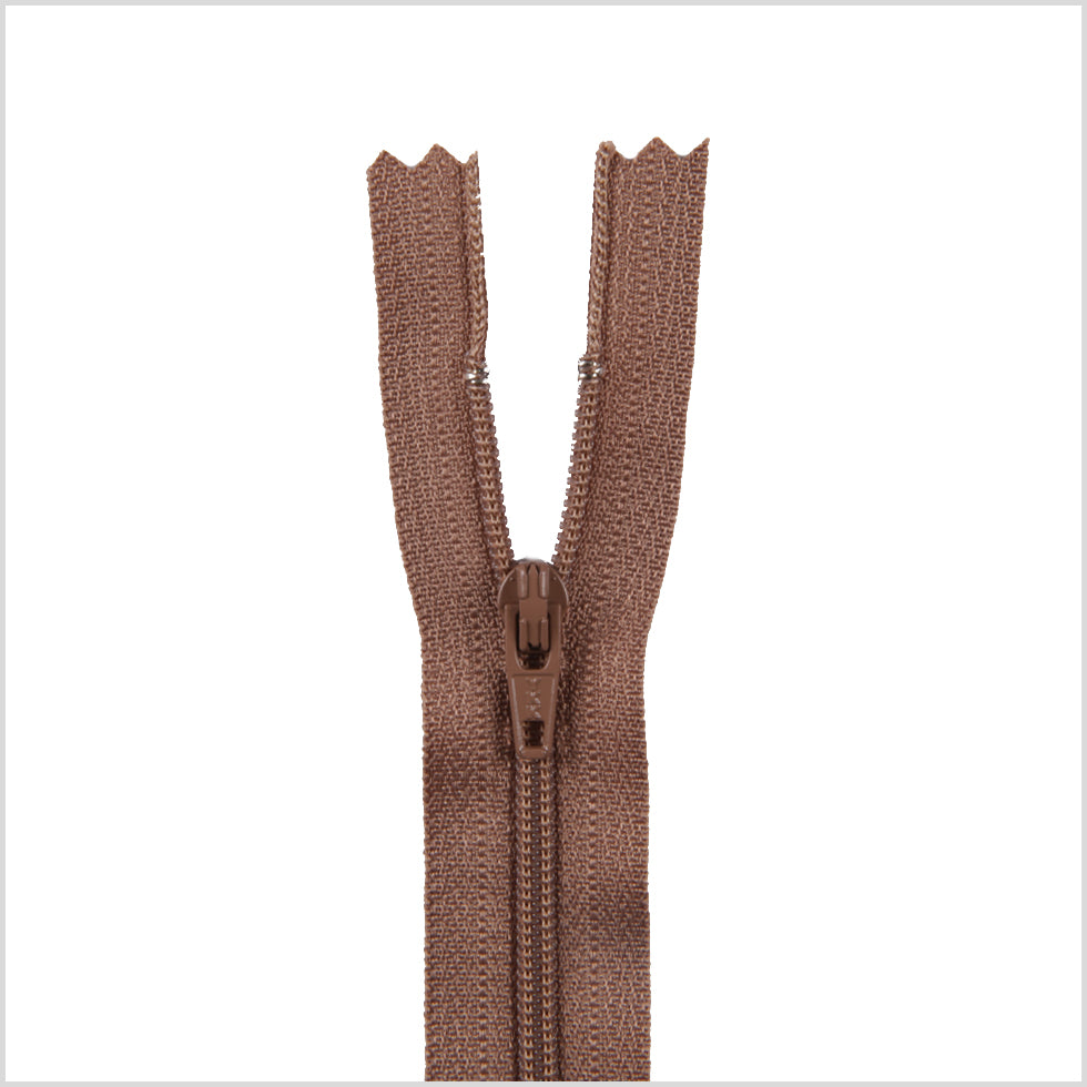 Regular Zipper 24" by YKK - 854 Brown Olive
