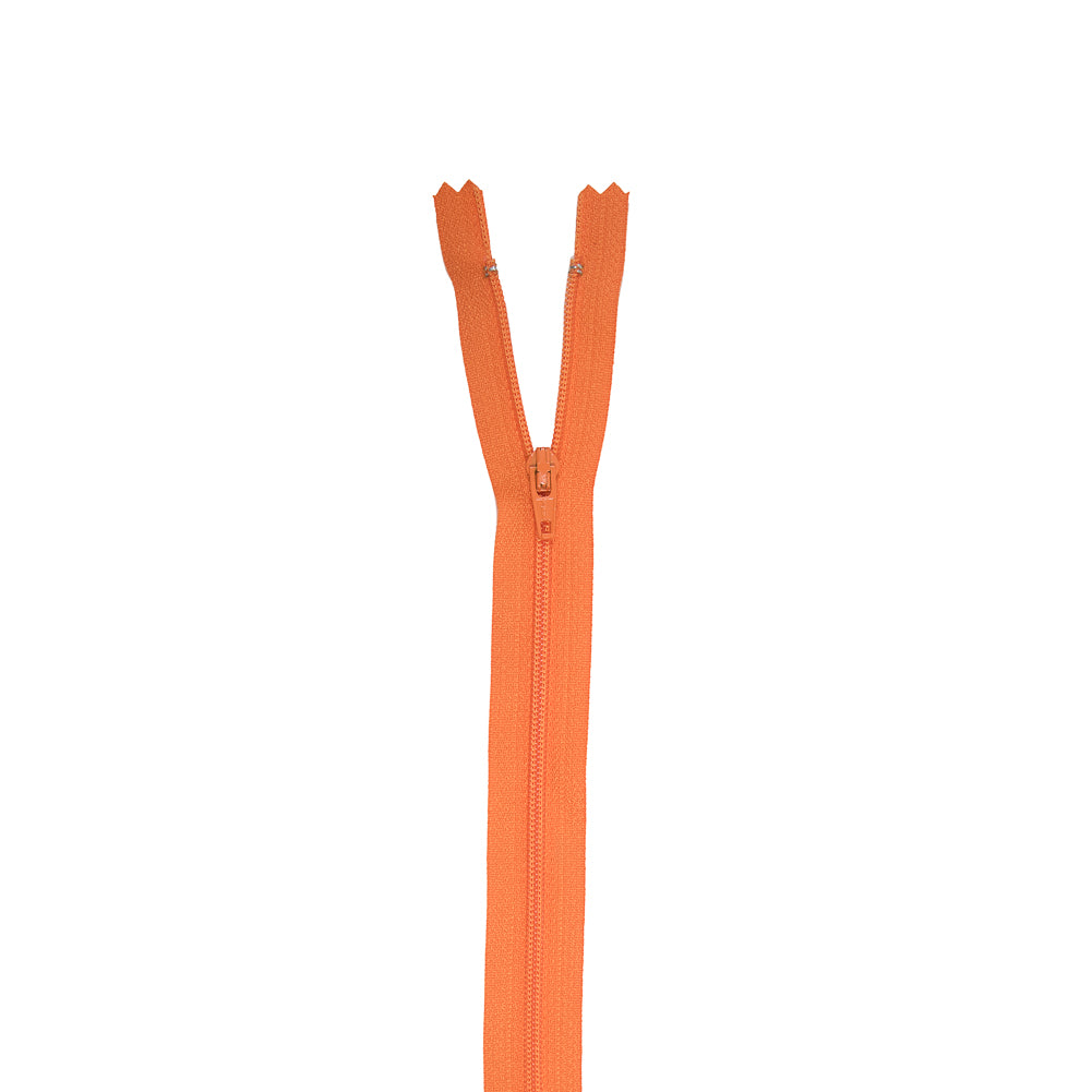 Regular Zipper 9" by YKK - 006 Medium Orange