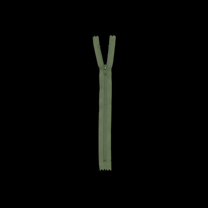 Regular Zipper 9" by YKK - 064 Turtle Green Detail