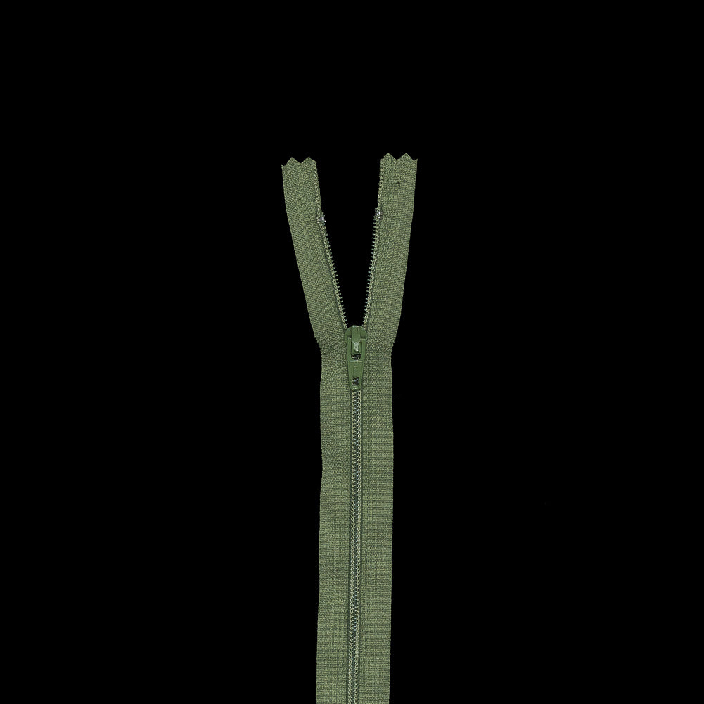 Regular Zipper 9" by YKK - 064 Turtle Green