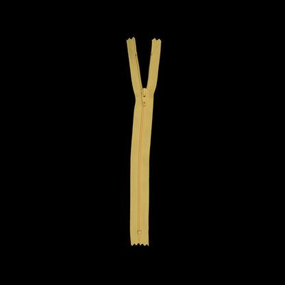 Regular Zipper 9" by YKK - 116 Empire Yellow Detail