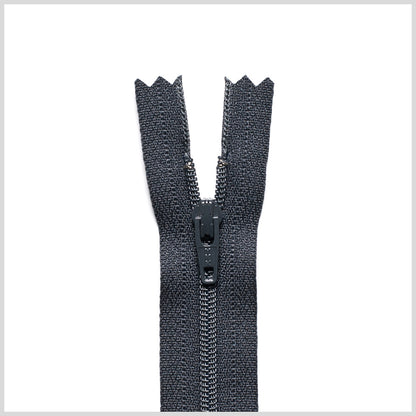Regular Zipper 9" by YKK - 156 Charcoal