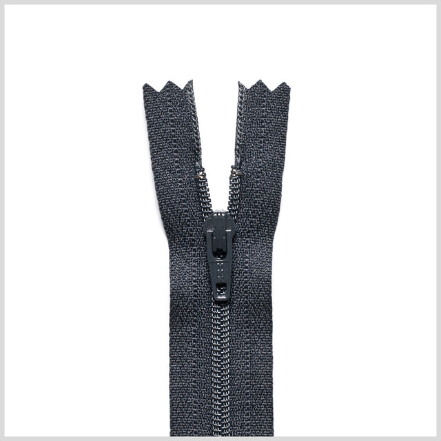 Regular Zipper 9" by YKK - 156 Charcoal