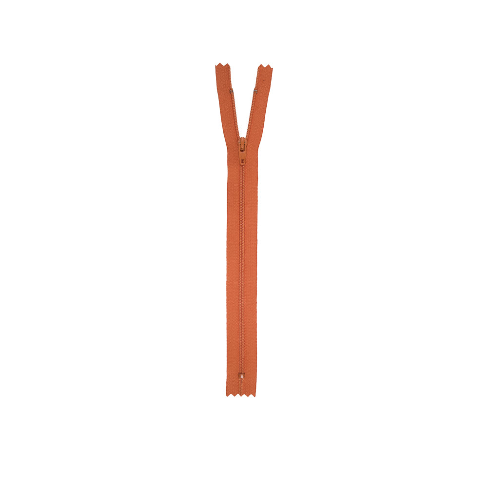 Regular Zipper 9" by YKK - 234 Fall Orange Detail