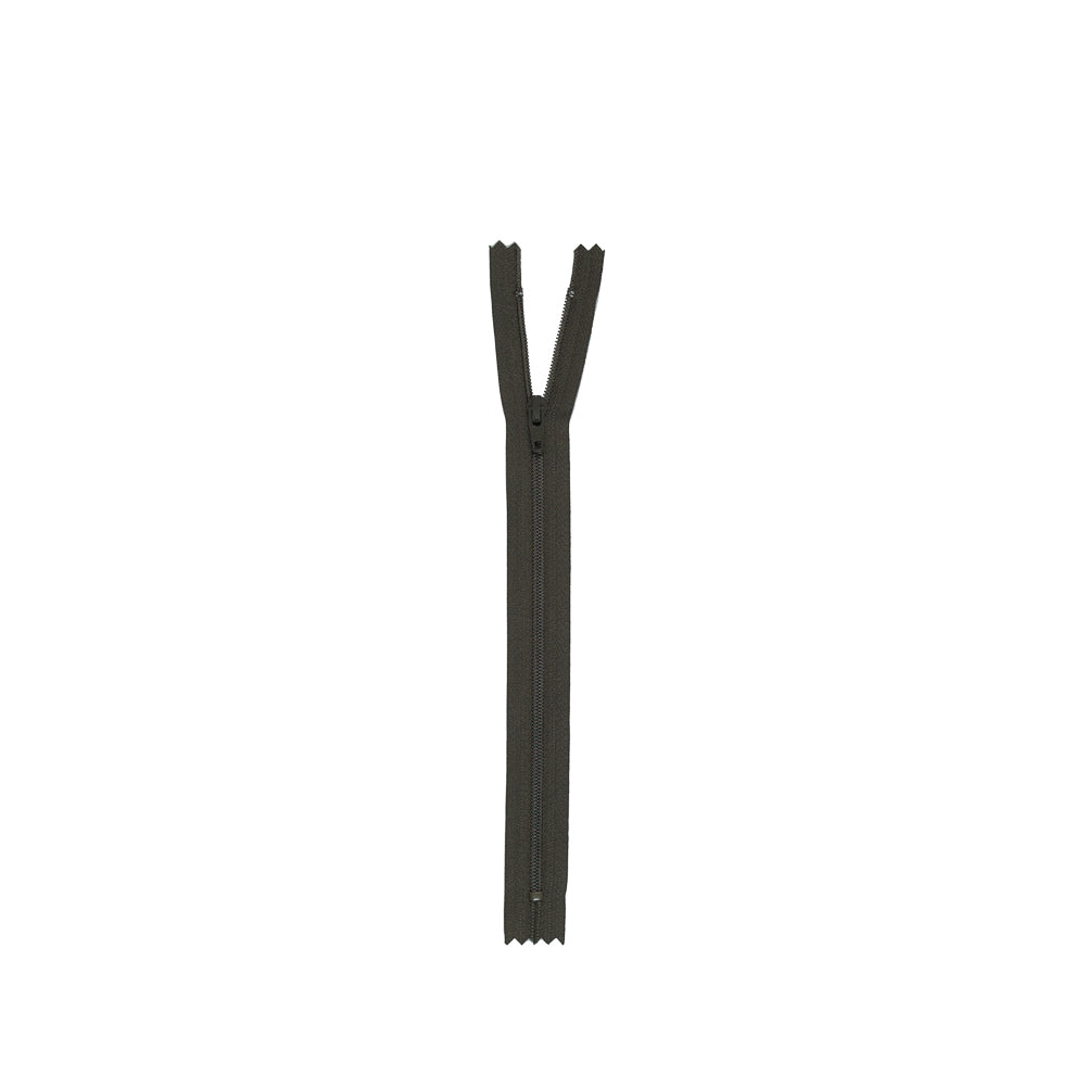 Regular Zipper 9" by YKK - 282 Capulet Olive Detail
