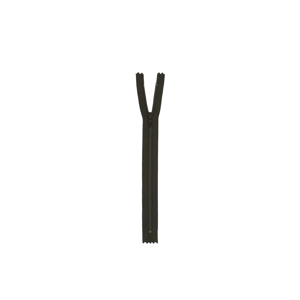 Regular Zipper 9" by YKK - 305 Cypress Green Detail